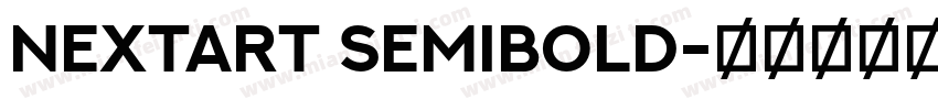NEXTART SemiBold字体转换